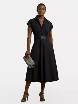 Платье-Рубашка стандартный крой 200973594001 Lauren Ralph Lauren, черный