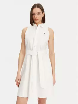 Платье-Рубашка стандартный крой 211906437001 Polo Ralph Lauren, белый