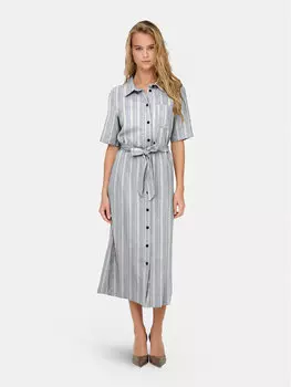 Платье-Рубашка стандартный крой Caro 15338884 Only, синий