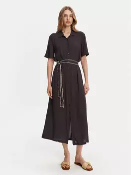 Платье-Рубашка стандартный крой ERJWD03884 Roxy, серый