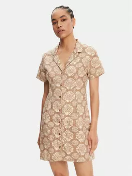 Платье-Рубашка стандартный крой Happy Shiny Girls ERJWD03881 Roxy, коричневый