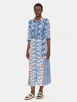 Платье-Рубашка стандартный крой IC25-120 Iconique, мультиколор