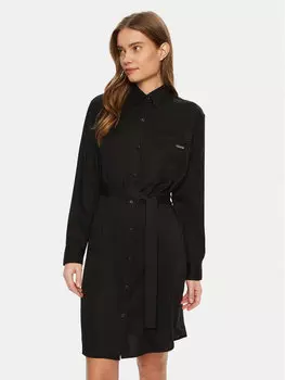 Платье-Рубашка стандартный крой J20J224819 Calvin Klein Jeans, черный