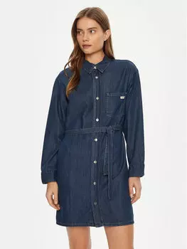 Платье-Рубашка стандартный крой J20J225008 Calvin Klein Jeans, синий