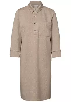 Платье-рубашка STREET ONE, бежевый