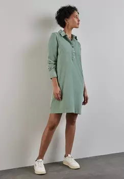 Платье-рубашка STREET ONE CORD-KLEID Street One, зеленый