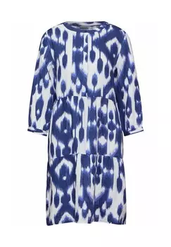 Платье-рубашка Street One, цвет Mottled Dark Blue