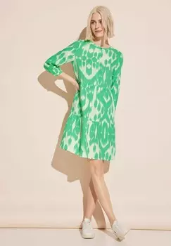 Платье-рубашка Street One, флуоресцентный зеленый