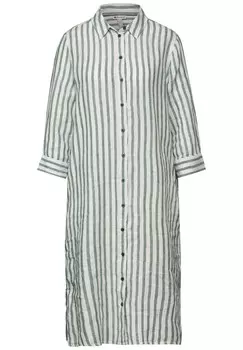 Платье рубашка STREET ONE Shirt Dress, зеленый
