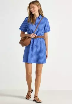 Платье-рубашка STRIPED Lindex, синий