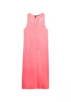 Платье-рубашка Superdry, розовый