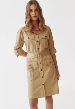 Платье-рубашка Tatuum, бежевый