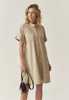Платье-рубашка TATUUM, бежевый