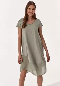 Платье-рубашка TATUUM, хаки