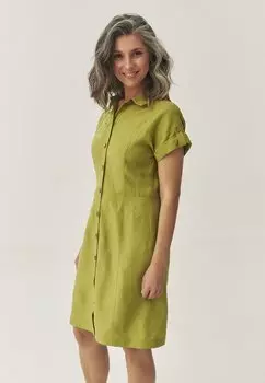 Платье-рубашка TATUUM, зеленый