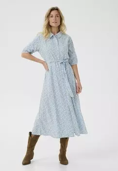 Платье-рубашка TIAH ZALLY FIT Cream, синий