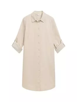 Платье рубашка TOM TAILOR Shirt Dress, белый