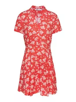 Платье-рубашка Tommy Jeans HAWAII, красный