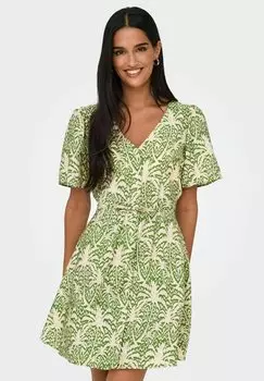 Платье-рубашка TROYA LIFE SHORT JDY, зеленый