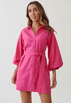 Платье-рубашка TUSSAH, светло-розовый