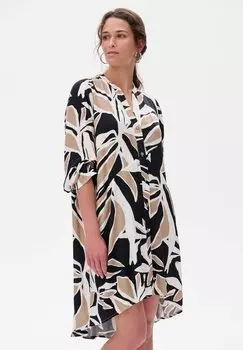 Платье-рубашка TUTTI blue shadow, черный