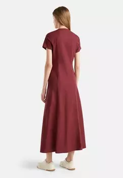 Платье-рубашка United Colors of Benetton, красный