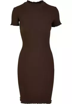 Платье-рубашка URBAN CLASSICS " Urban Classics Ladies Rib Tee Dress" (1 шт.), коричневый