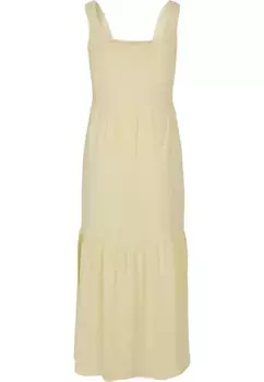 Платье-рубашка URBAN CLASSICS " Urban Classics Women's Ladies 7/8 Long Valance Summer Dress" (1 шт.), желтый