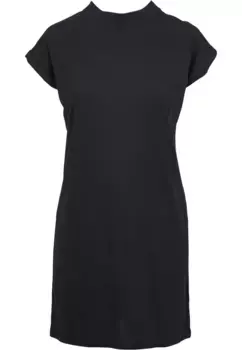Платье-рубашка URBAN CLASSICS " Urban Classics Women's Ladies Turtle Extended Sleeve Dress" (1 шт.), черный