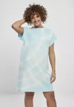 Платье-рубашка URBAN CLASSICS " Urban Classics Ladies Tie Dye Dress" (1 шт.), синий