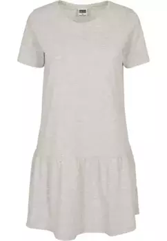 Платье-рубашка URBAN CLASSICS " Urban Classics Women's Ladies Valance Tee Dress" (1 шт.), серый