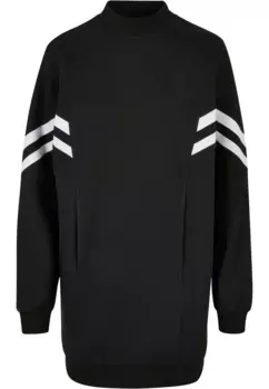 Платье-рубашка URBAN CLASSICS " Urban Classics Women's Ladies Oversized College Sweat Dress" (1 шт.), черный