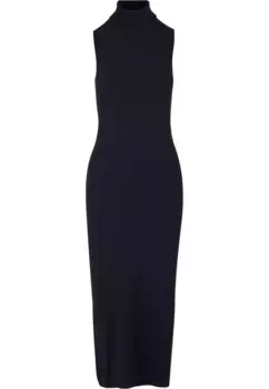 Платье-рубашка URBAN CLASSICS " Urban Classics Ladies Knitted Eco Viscose Turtleneck Dress" (1 шт.), черный