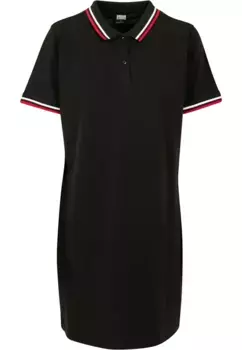 Платье-рубашка URBAN CLASSICS " Urban Classics Women's Ladies Polo Dress" (1 шт.), черный