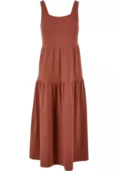 Платье-рубашка URBAN CLASSICS " Urban Classics Women's Ladies 7/8 Long Valance Summer Dress" (1 шт.), терракотовый