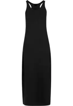 Платье-рубашка URBAN CLASSICS " Urban Classics Women's Ladies Long Racer Back Dress" (1 шт.), черный