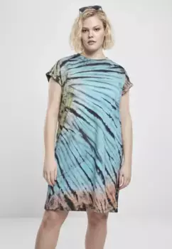 Платье-рубашка URBAN CLASSICS " Urban Classics Ladies Tie Dye Dress" (1 шт.), черный
