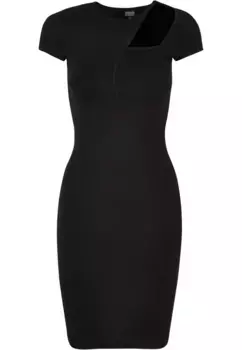 Платье-рубашка URBAN CLASSICS " Urban Classics Women's Ladies Cut Out Dress" (1 шт.), черный