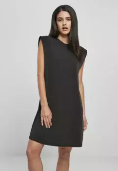 Платье-рубашка URBAN CLASSICS " Urban Classics Ladies Modal Padded Sleeve Tank Dress" (1 шт.), черный