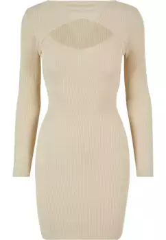 Платье-рубашка URBAN CLASSICS " Urban Classics Women's Ladies Cut Out Dress" (1 шт.), цвет Sand