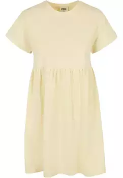 Платье-рубашка URBAN CLASSICS " Urban Classics Women's Ladies Organic Empire Valance Tee Dress" (1 шт.), желтый