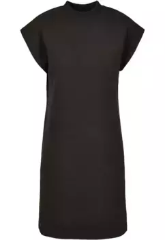 Платье-рубашка URBAN CLASSICS " Urban Classics Women's Ladies Naps Terry Extended Sleeve Dress" (1 шт.), черный