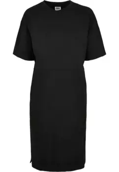 Платье-рубашка URBAN CLASSICS " Urban Classics Women's Ladies Organic Oversized Slit Tee Dress" (1 шт.), черный