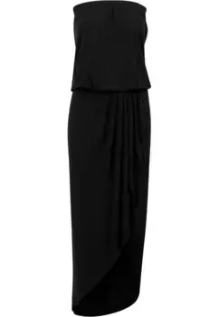 Платье-рубашка URBAN CLASSICS " Urban Classics Ladies Viscose Bandeau Dress" (1 шт.), черный
