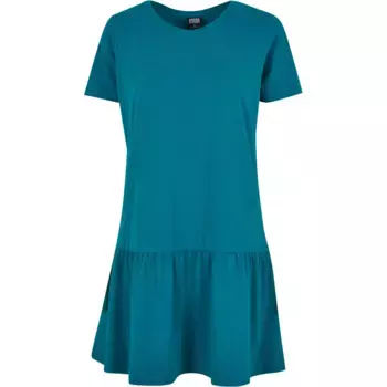 Платье-рубашка URBAN CLASSICS " Urban Classics Women's Ladies Valance Tee Dress" (1 шт.), зеленый