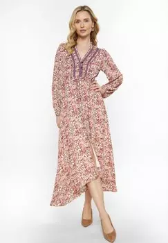 Платье-рубашка usha, коричневый