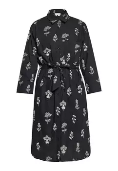 Платье рубашка Usha Shirt Dress, черный