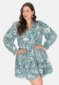 Платье-рубашка usha, зеленый