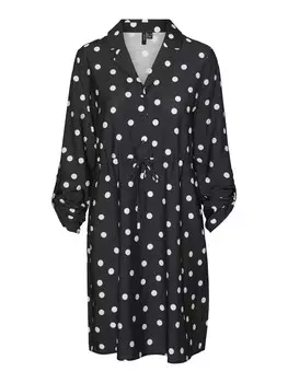 Платье-рубашка VERO MODA BECCA, черный