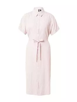 Платье-рубашка Vero Moda BUMPY, белый